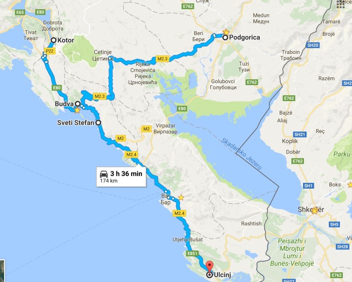 Blog Montenegro road trip